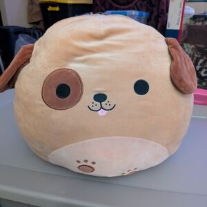 Kellytoy Drella the Peach Dog 16 in Squishmallow stuffed animal plush kidcore